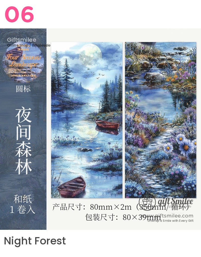Four Seasons Landscape Roll Tapes | watercraft
