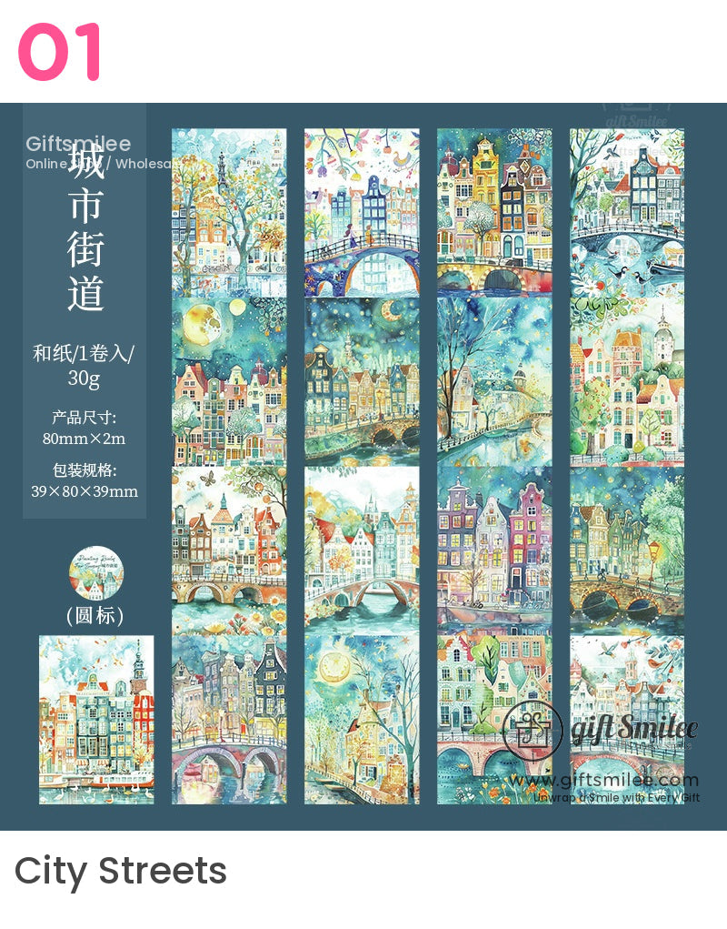 Four Seasons Painting Washi Tape | for journaling