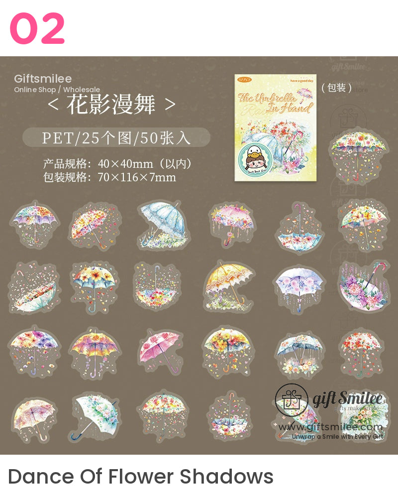 Umbrella Aesthetic Stickers | KS-SA-4055