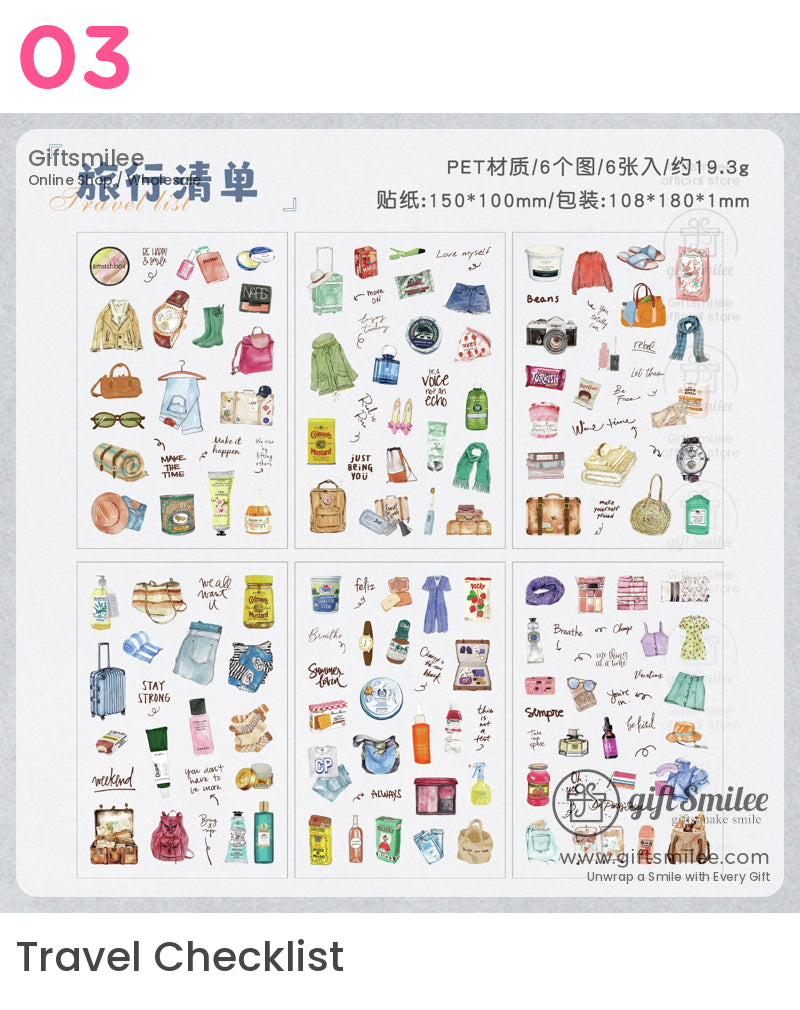 Journaling And Crafting Stickers | KS-SA-4078