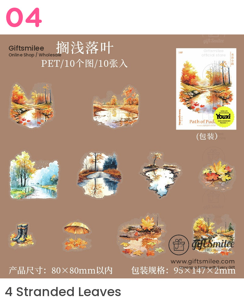 Watercolor Nature Stickers | KS-SA-4079