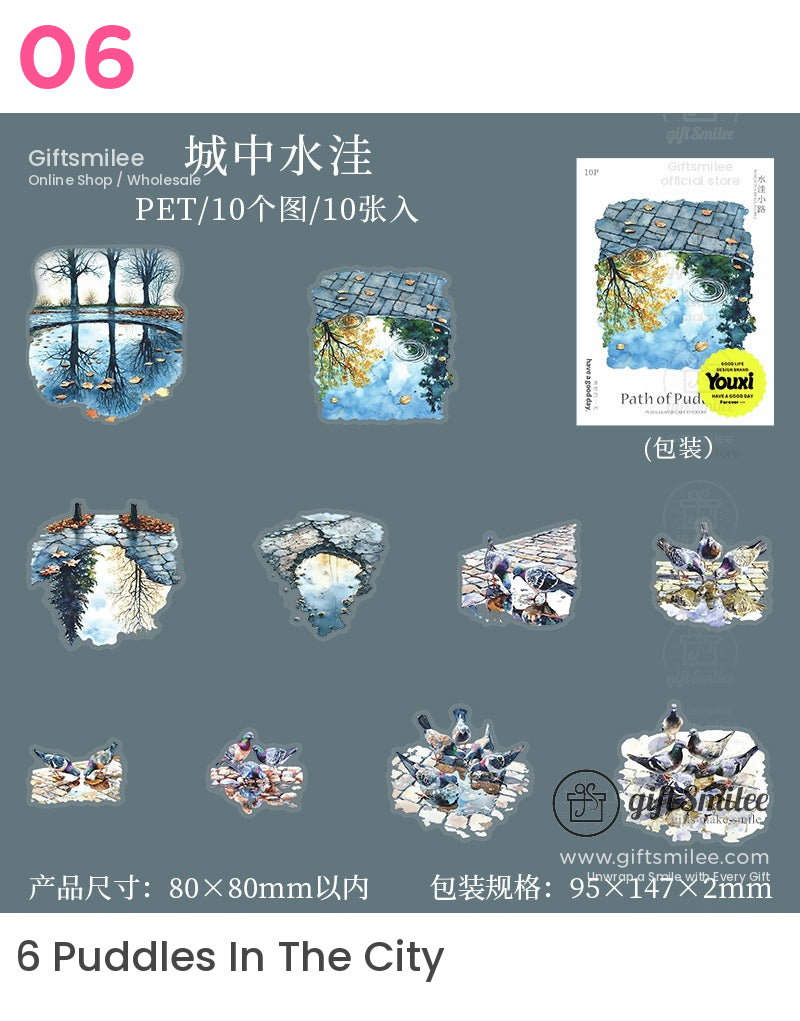 Watercolor Nature Stickers | KS-SA-4079