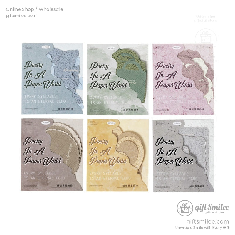 Textured Kraft Mixed Shapes Layered Die-Cut Set Decorative Paper Die-Cuts | KS-CK-1236