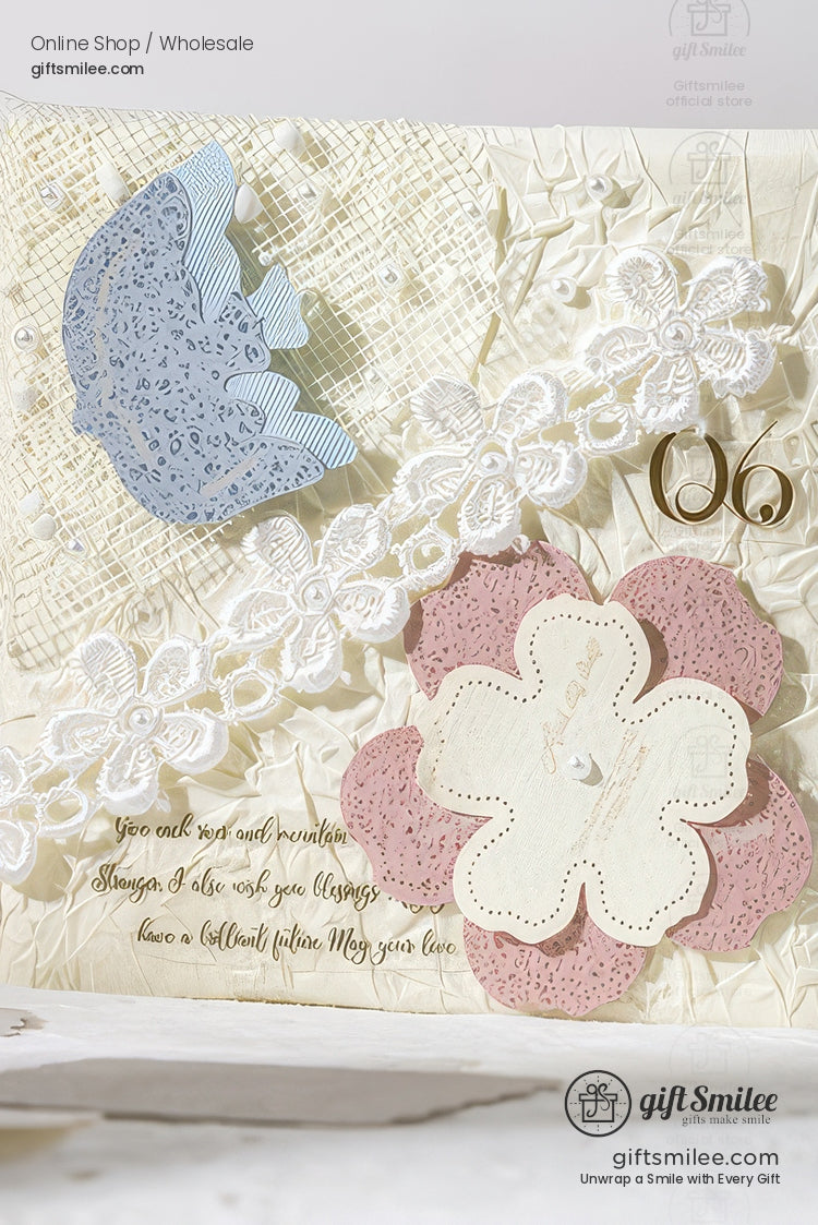 Textured Kraft Mixed Shapes Layered Die-Cut Set Decorative Paper Die-Cuts | KS-CK-1236