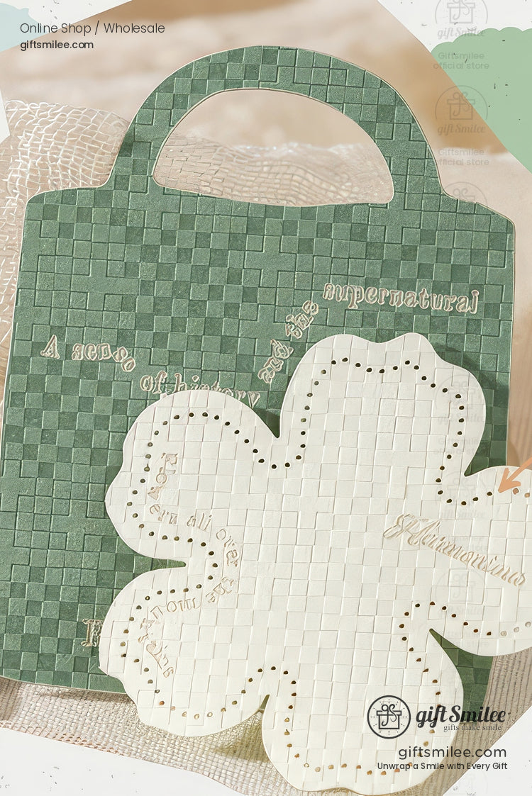 Textured Kraft Mixed Shapes Layered Die-Cut Set Decorative Paper Die-Cuts | KS-CK-1236