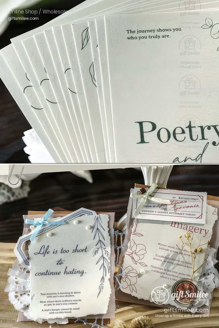 Matte Fiber Paper With Dome Resin Seals Vintage Journaling Sticker Set | KS-CK-1241