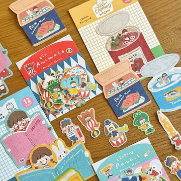 Canned Food For Reading Sticker And Memo Set | KS-CK-1246