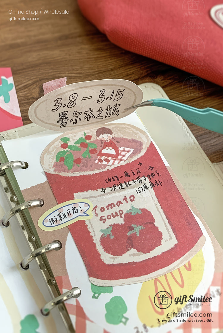 Canned Food For Reading Sticker And Memo Set | KS-CK-1246