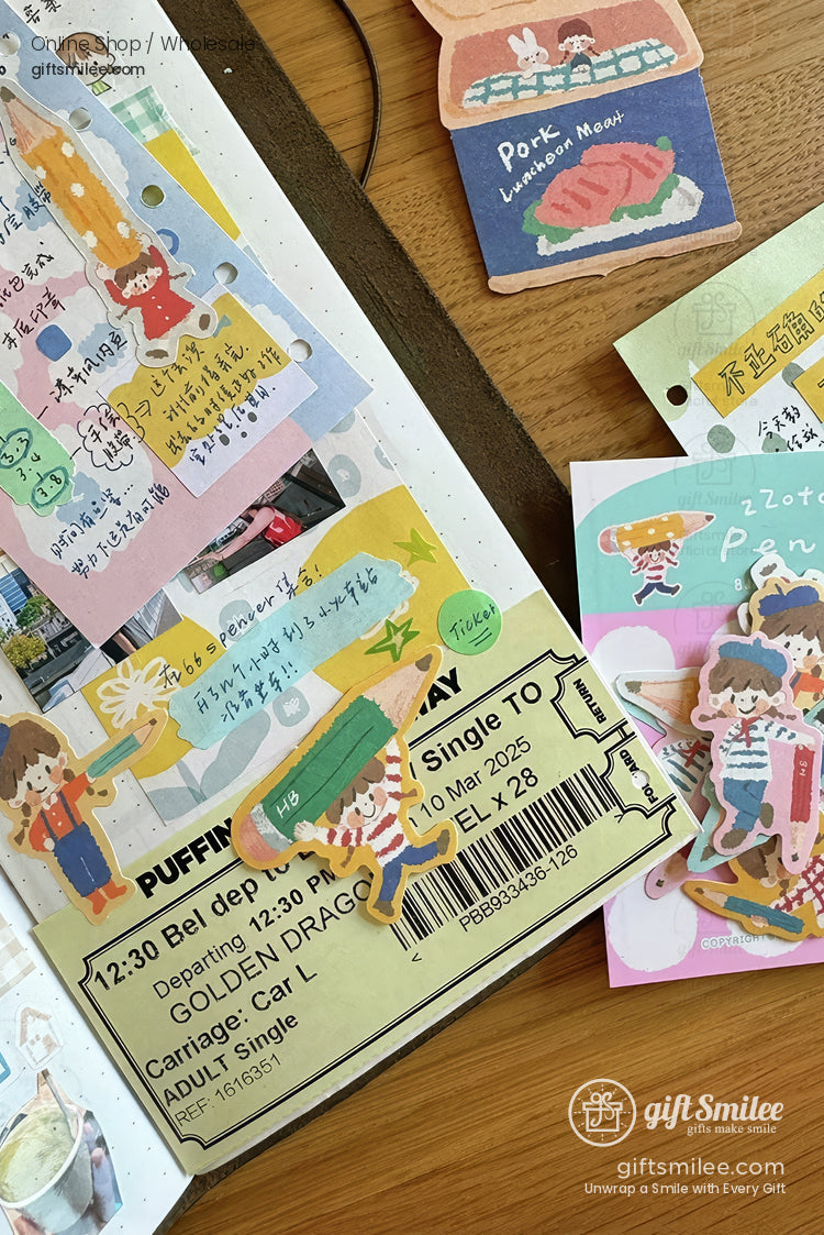 Canned Food For Reading Sticker And Memo Set | KS-CK-1246