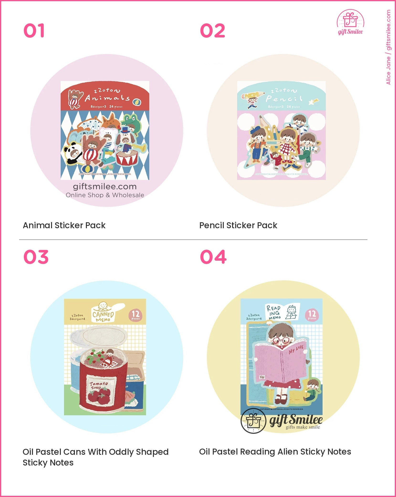 Canned Food For Reading Sticker And Memo Set | KS-CK-1246