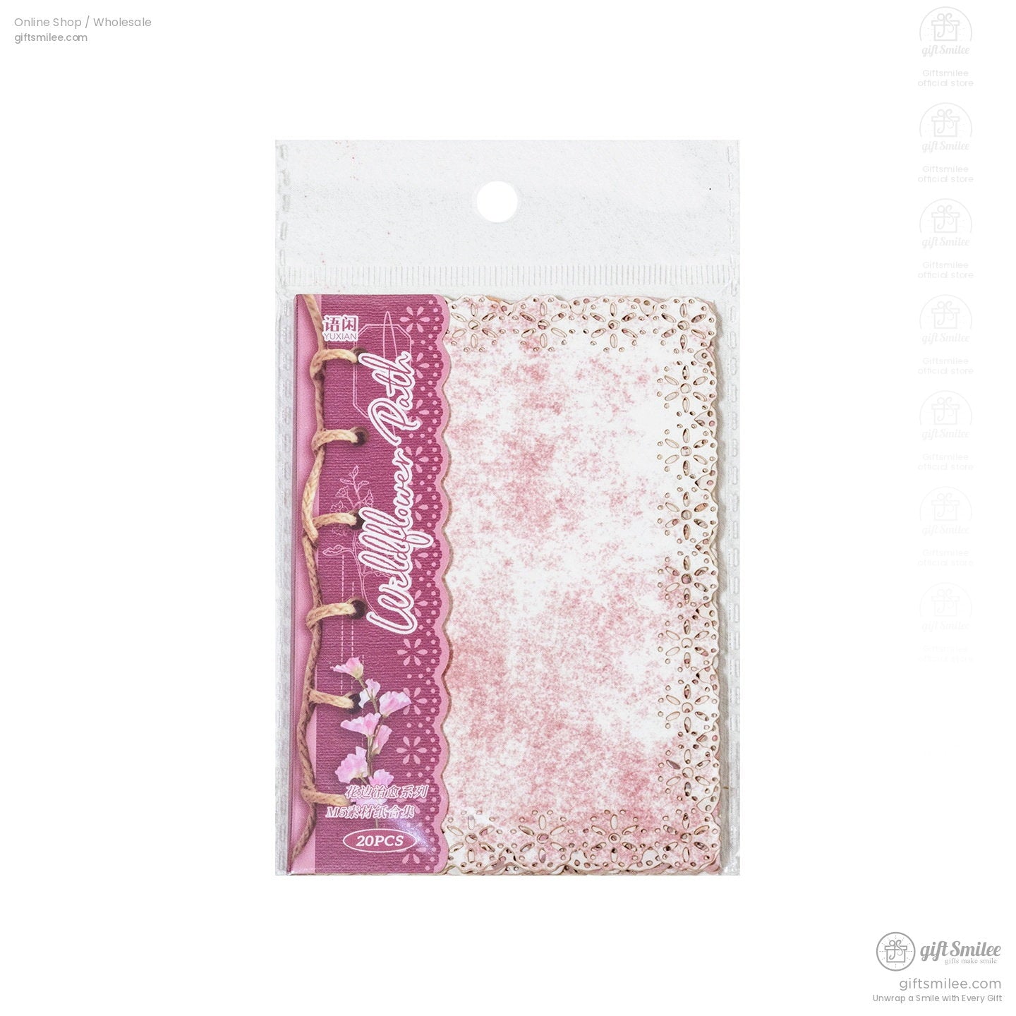 Vintage Lace Die-Cut Pastel Textured Decorative Paper Pack | KS-CK-1286