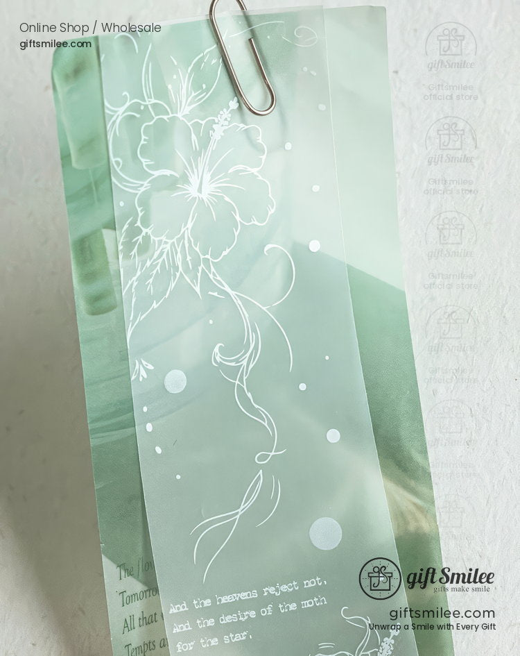 Translucent Vellum White Ink 20Pcs Background Papers | KS-CK-1288