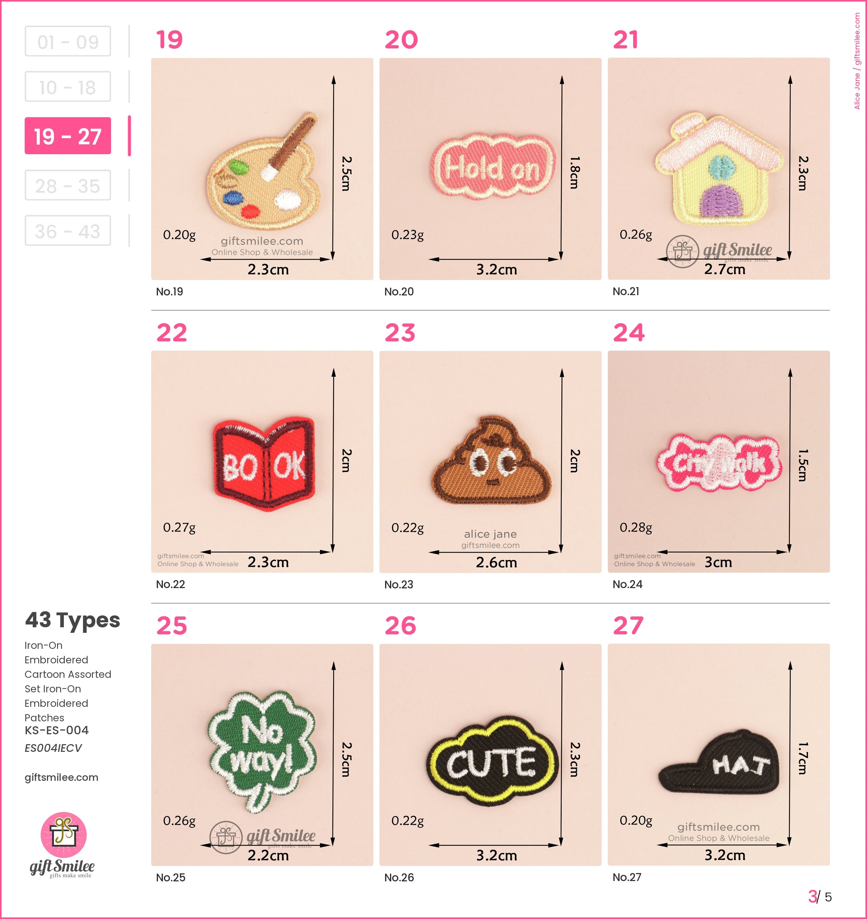 Colorful embroidered ironon cartoon patches including palette speech bubbles book and humorous designs various sizes
