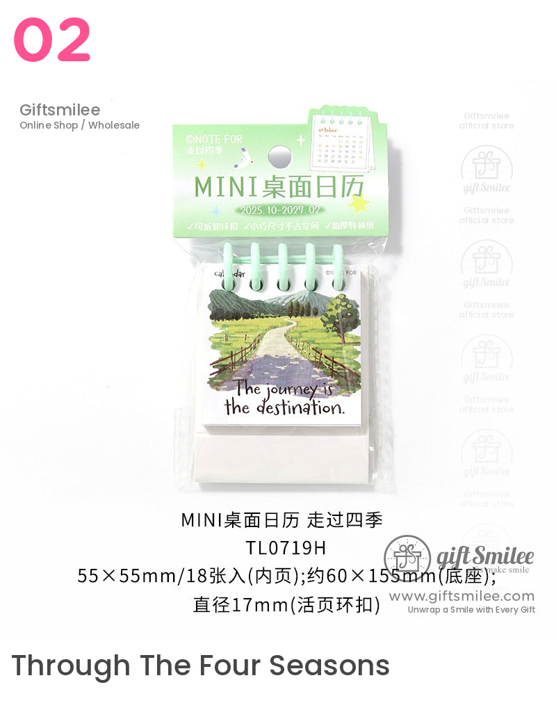 Mini Calendar Desserts Desktop Mini Calendar | KS-MX-057