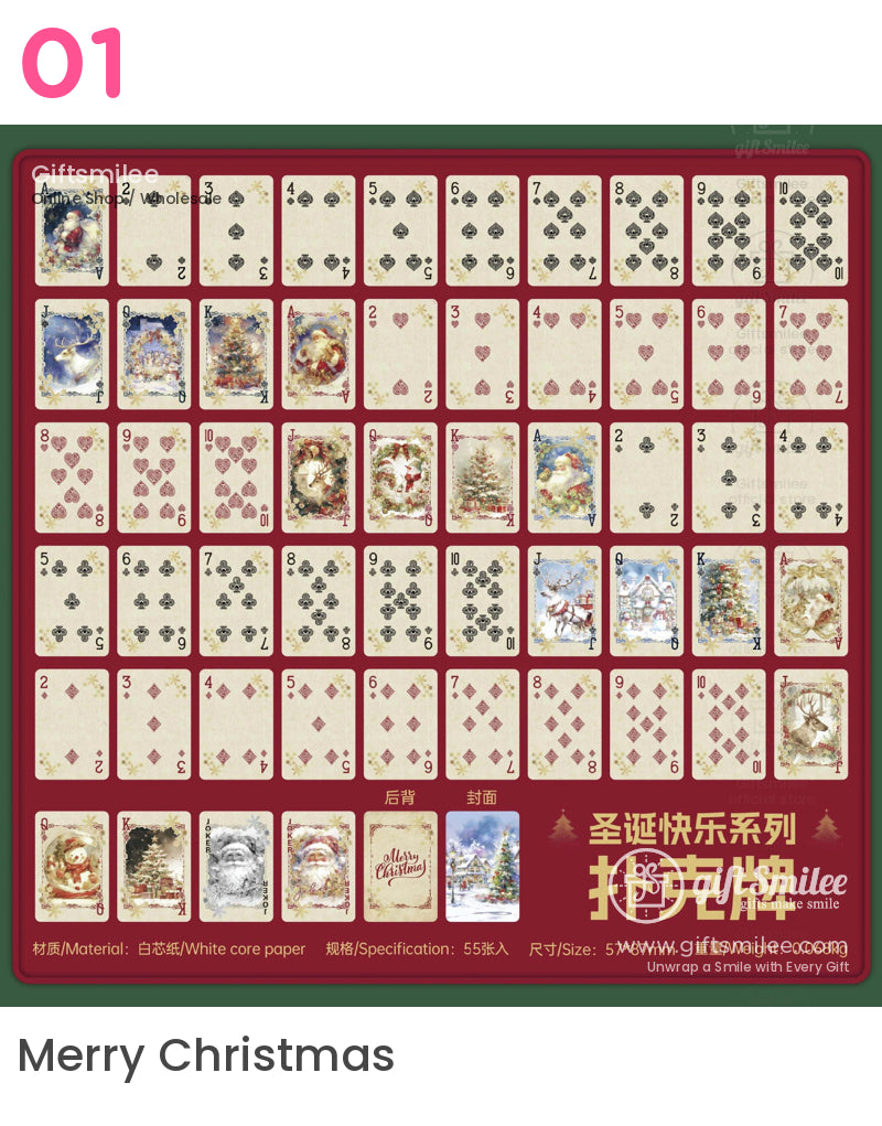 Merry Christmas Playing Cards | KS-MX-061