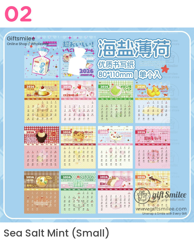 2026 Old-Fashioned Store Desk Calendar | KS-MX-062