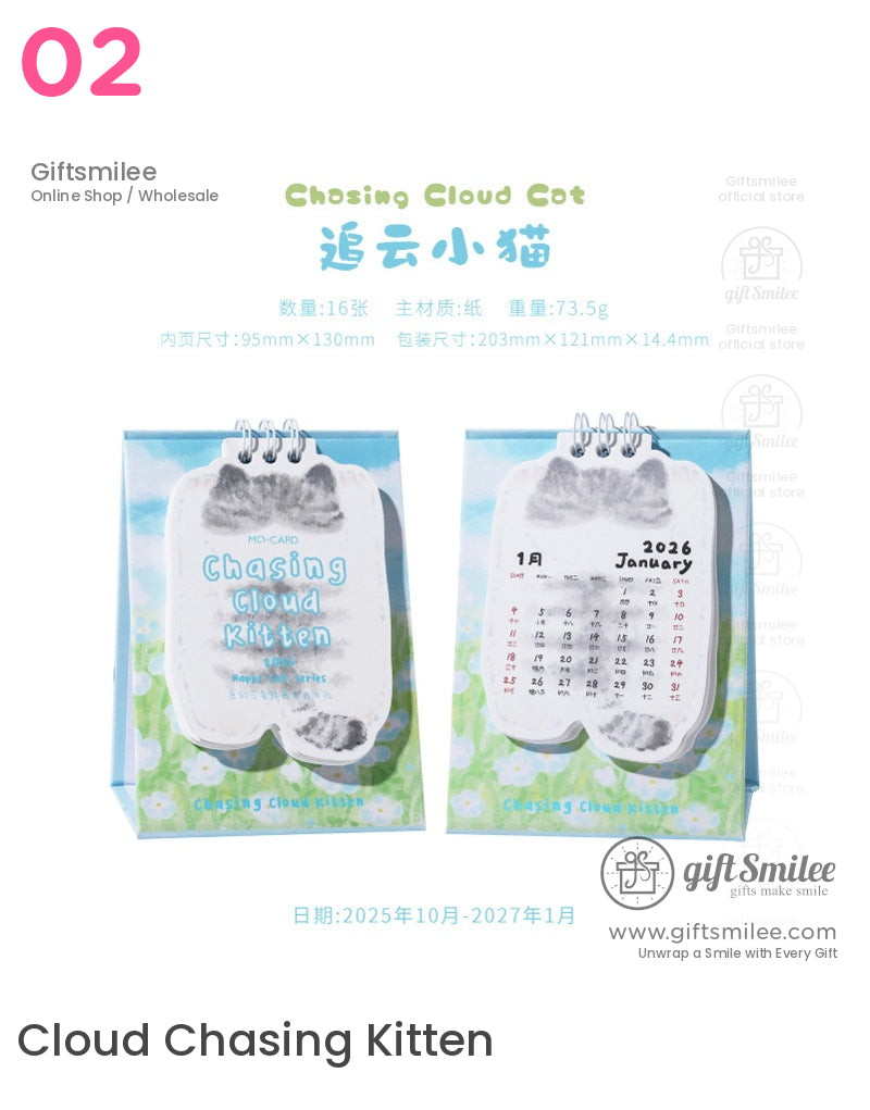 Happy Cat Desk Calendar | KS-MX-063