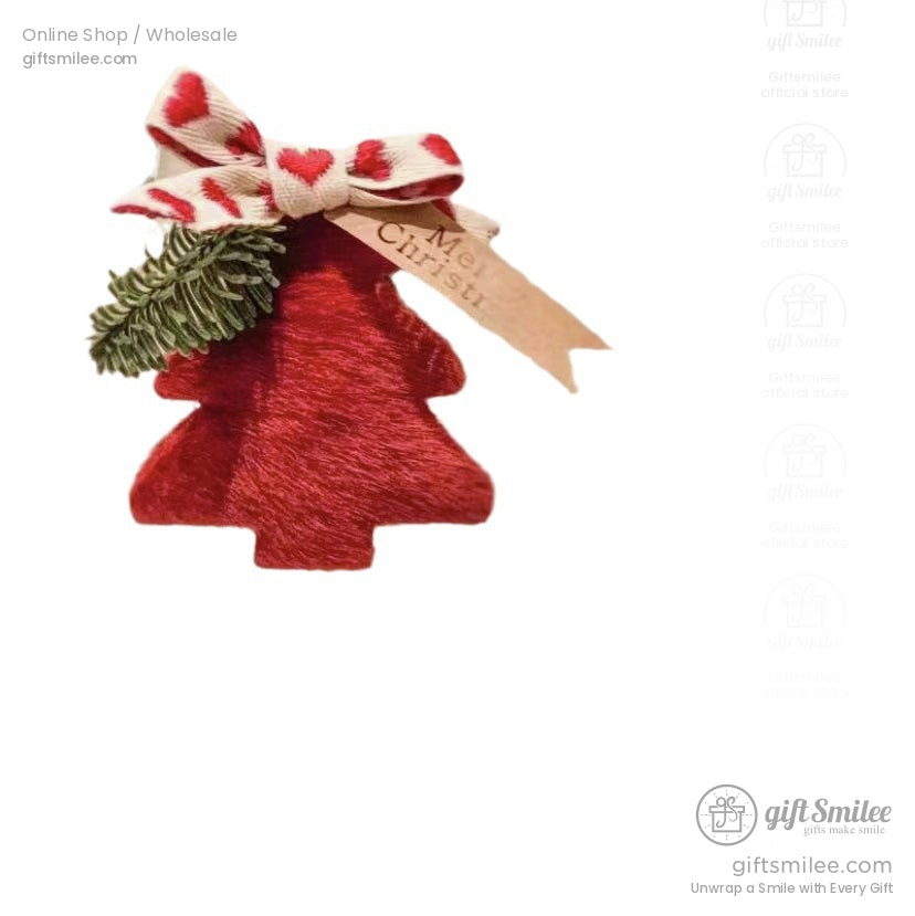 Red Christmas Tree Ornaments Car Rearview Mirror Christmas Decorations Christmas Hanging Ornament | KS-MX-080