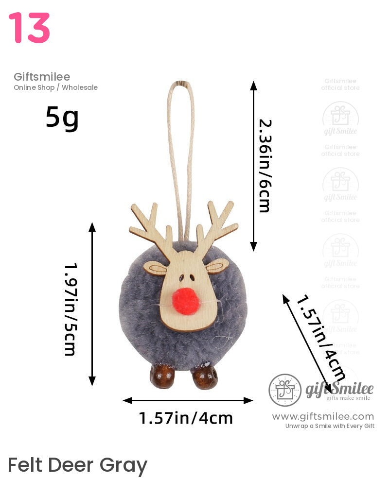 Red Christmas Tree Ornaments Car Rearview Mirror Christmas Decorations Christmas Hanging Ornament | KS-MX-080