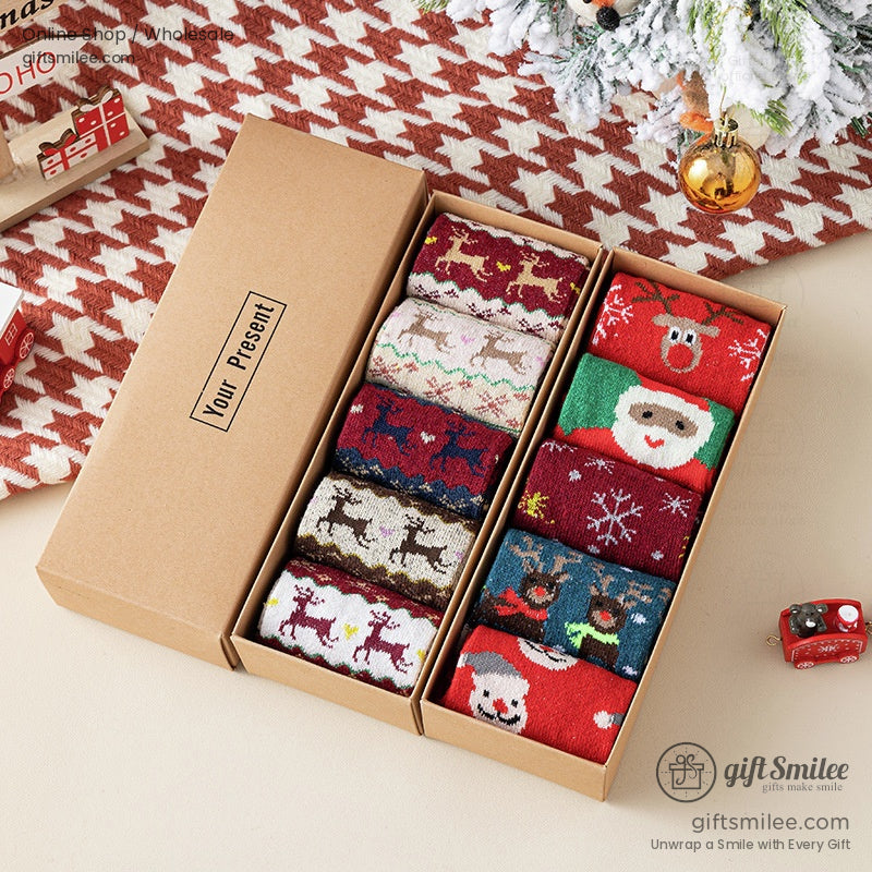 Christmas Women Crew Socks | KS-MX-086