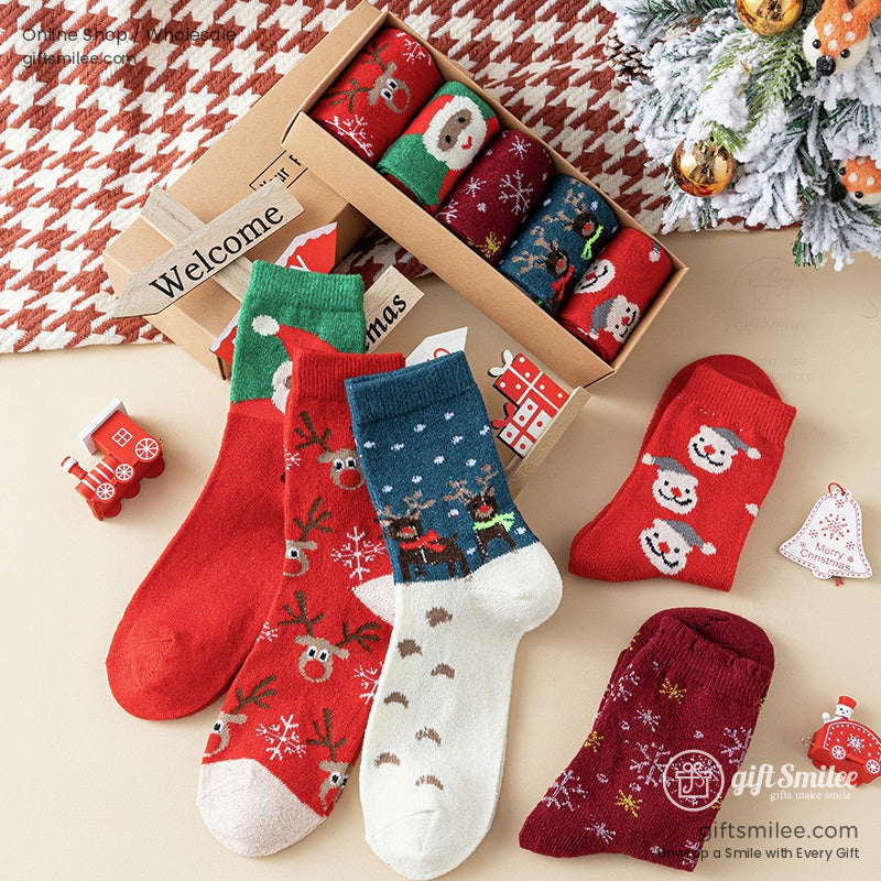Christmas Women Crew Socks | KS-MX-086
