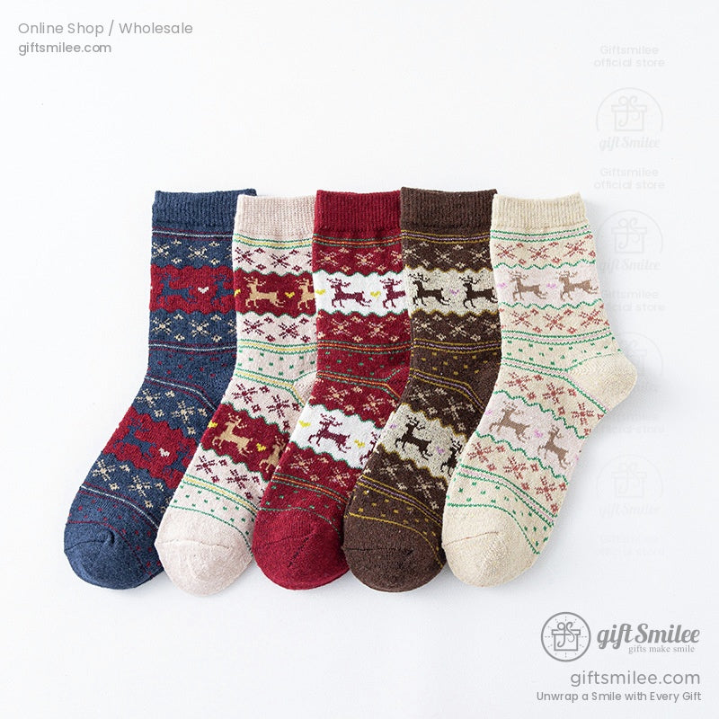 Christmas Women Crew Socks | KS-MX-086