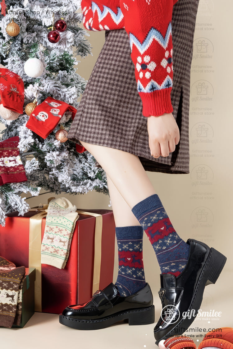 Christmas Women Crew Socks | KS-MX-086