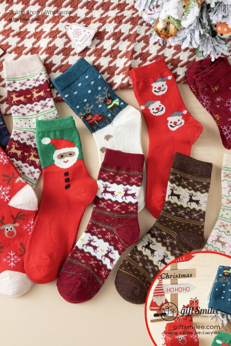 Christmas Women Crew Socks | KS-MX-086