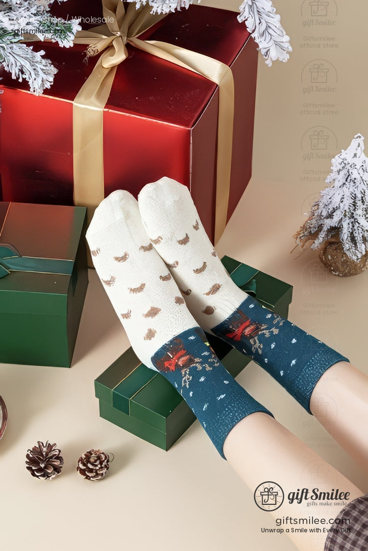 Christmas Women Crew Socks | KS-MX-086