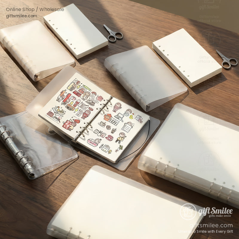 Double-Sided Thick Release Sheets A4, A5, A6 Pre-Punched Sticker Release Paper Sheets | KS-NB-430