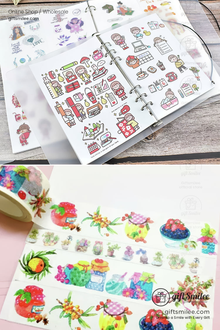 Double-Sided Thick Release Sheets A4, A5, A6 Pre-Punched Sticker Release Paper Sheets | KS-NB-430