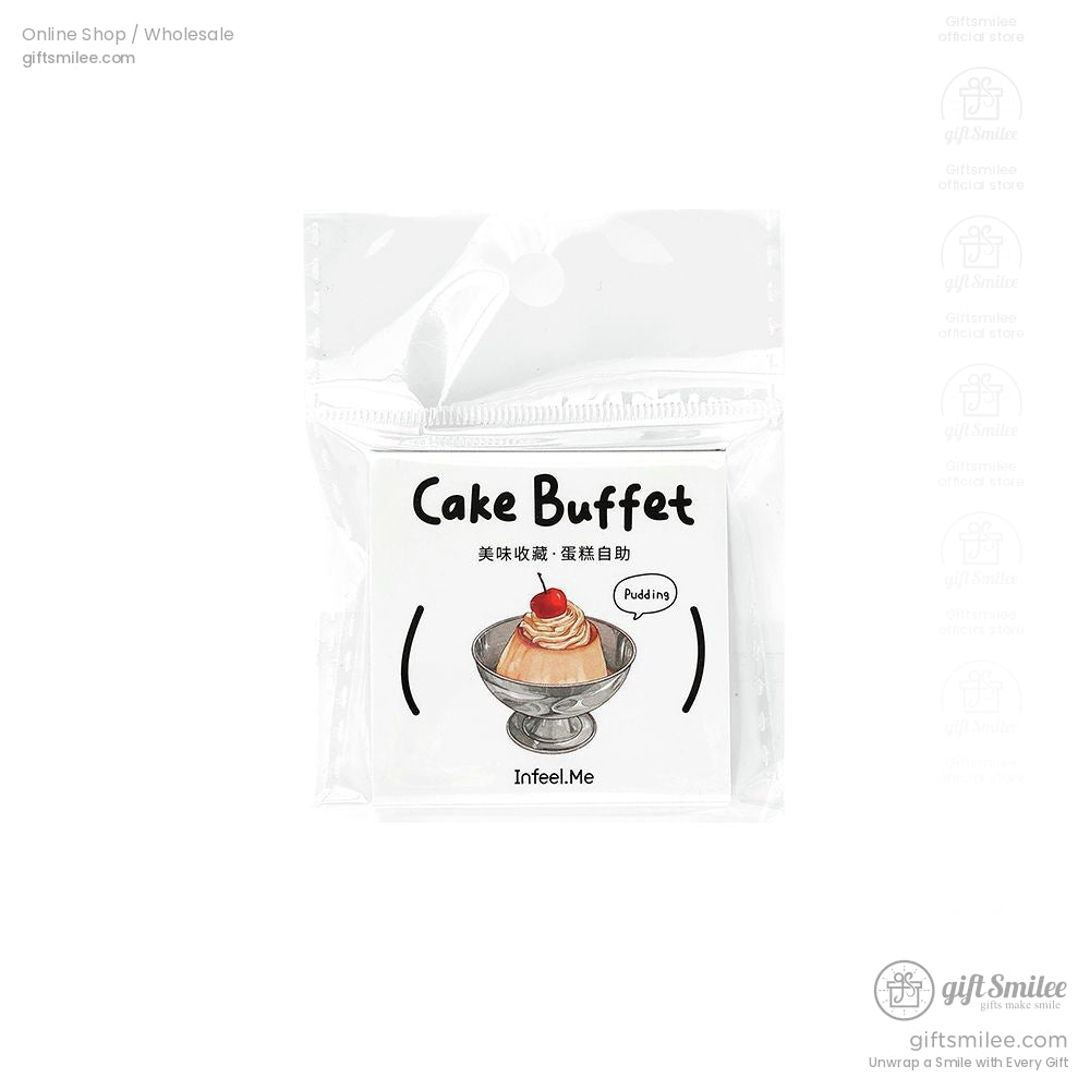 Watercolor Food Illustrations 100 Sheets Note Memo Pads | KS-NP-433