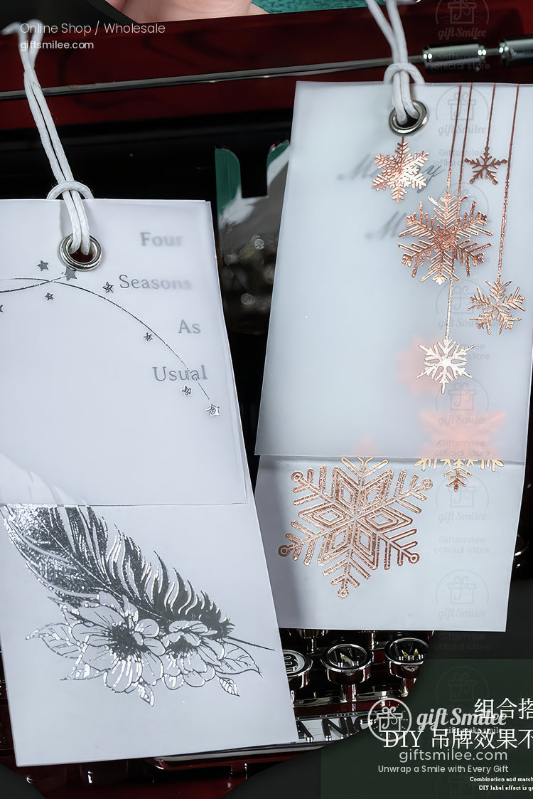 Metallic Foil Illustrated Tear-Off 6 Designs Sticky Notes Memo Pad | KS-NP-434