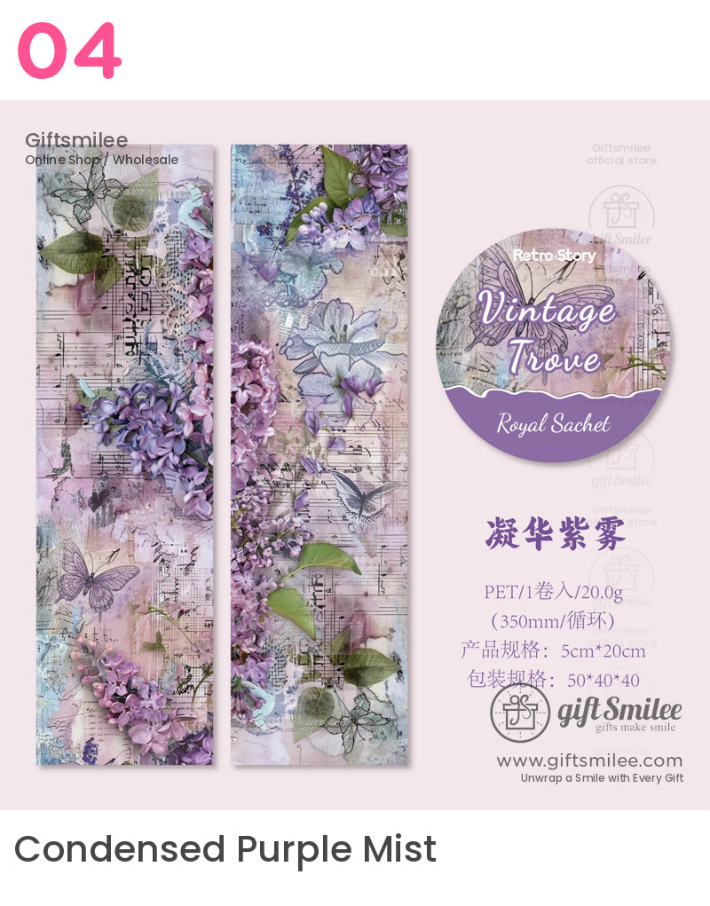 Vintage Collage Butterflies Washi Tape | KS-RT-1673