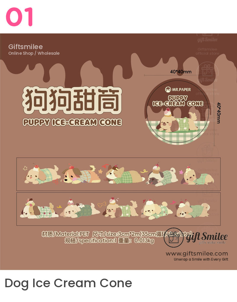 Cute Animals Roll Washi Tape | KS-RT-1674
