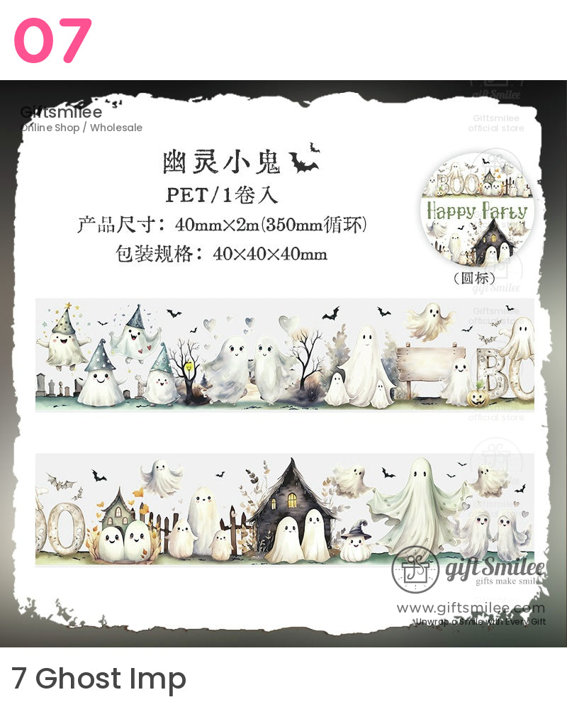 Gothic Party Vintage Background Gothic Decorative Pet Tape | KS-RT-1679