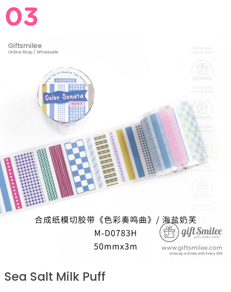 Color Sonata Die-Cut Tape | KS-RT-1688