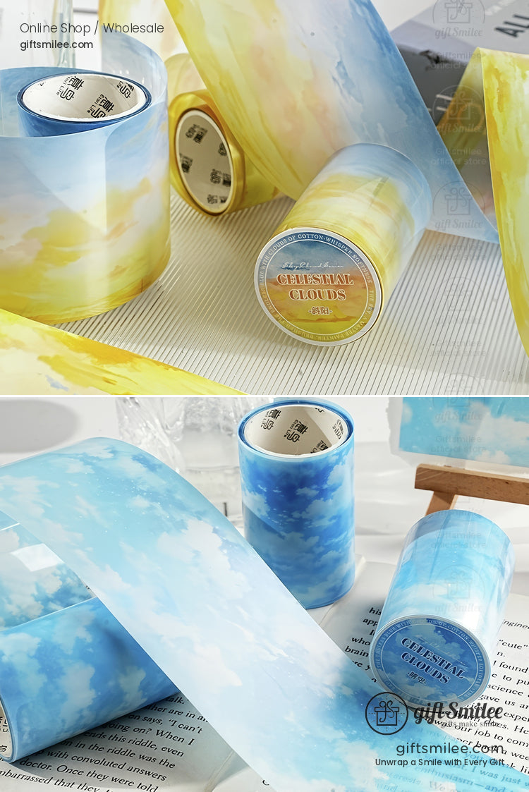 Gradient Sky Clouds 6 Color Pet Tape | KS-RT-1761