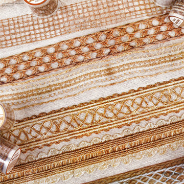 Pet Transparent Jute Texture 5Cm×2M Decorative Tape | KS-RT-1767