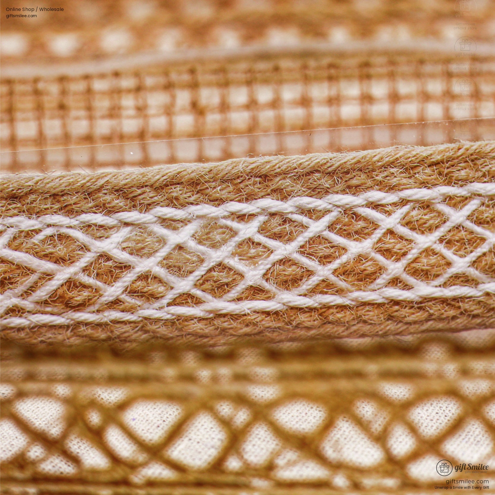 Pet Transparent Jute Texture 5Cm×2M Decorative Tape | KS-RT-1767