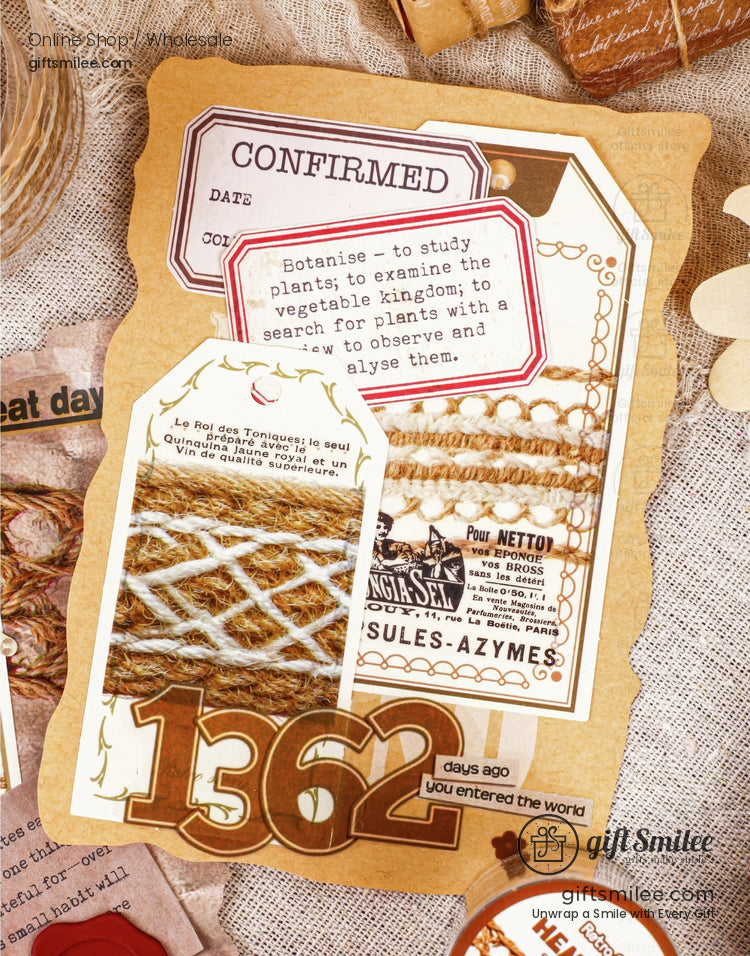 Pet Transparent Jute Texture 5Cm×2M Decorative Tape | KS-RT-1767