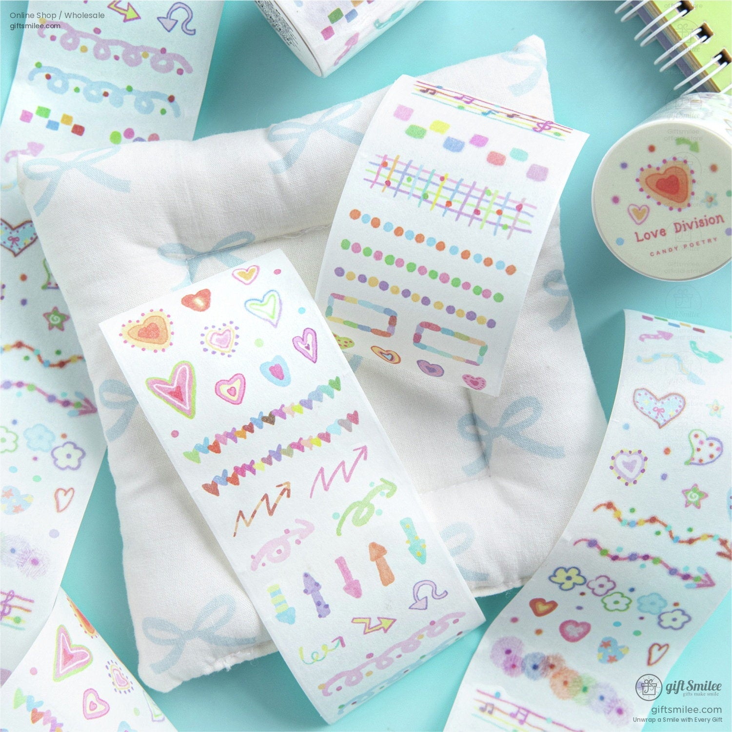 Translucent Die-Cut Candy Motifs Decorative Tape | KS-RT-1803
