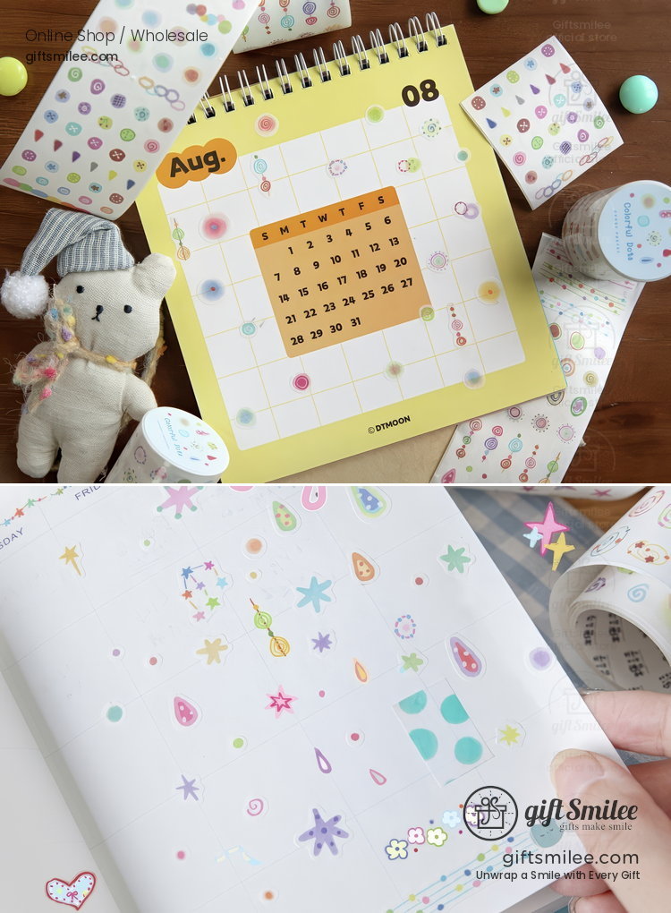 Translucent Die-Cut Candy Motifs Decorative Tape | KS-RT-1803