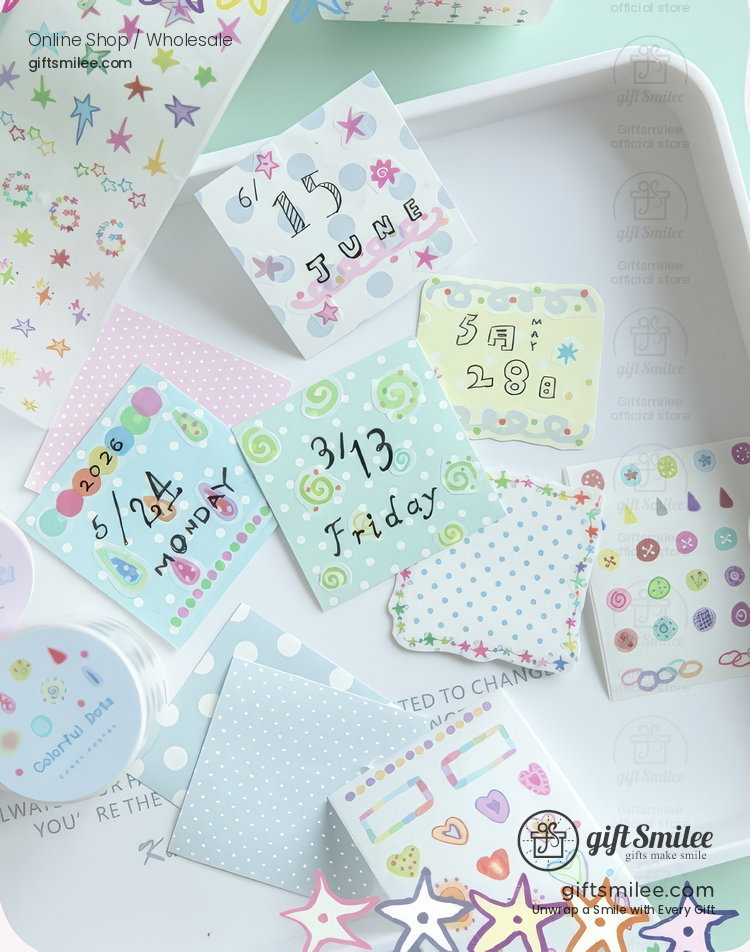 Translucent Die-Cut Candy Motifs Decorative Tape | KS-RT-1803