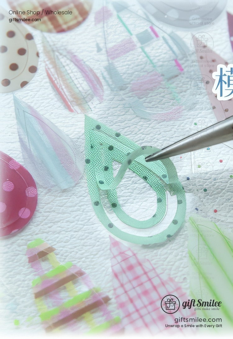 Pet Silver Foil Die-Cut Raindrops Decorative Tape | KS-RT-1805