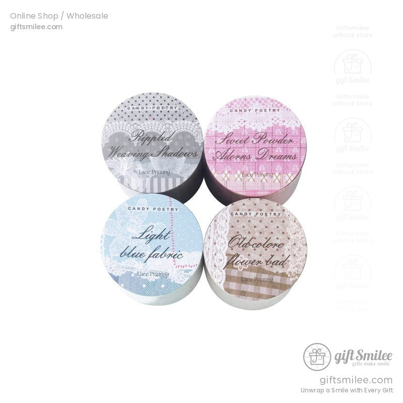 Vintage Lace Patchwork Translucent Wide Washi Tape | KS-RT-1809