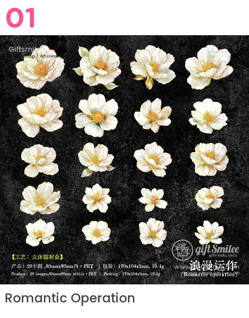 Sharing The Sea Of Flowers Sticker Packs | note pads