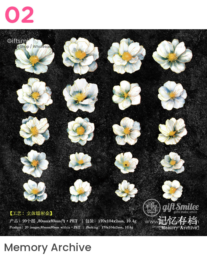 Sharing The Sea Of Flowers Sticker Packs | note pads