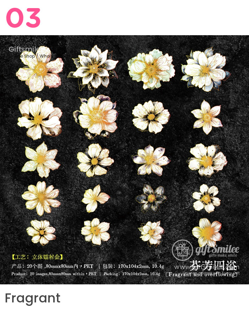 Sharing The Sea Of Flowers Sticker Packs | note pads