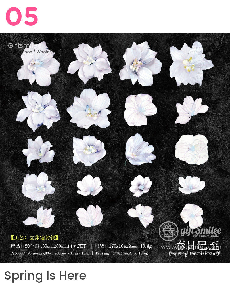 Sharing The Sea Of Flowers Sticker Packs | note pads